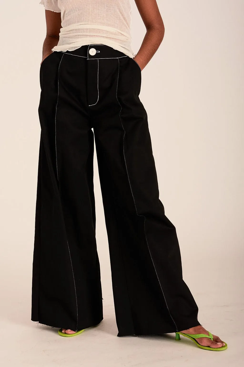 Lavoy Pants Black Twill