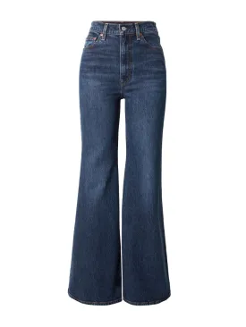 LEVIS Ribcage Bells Wide Leg Jeans, dark blue