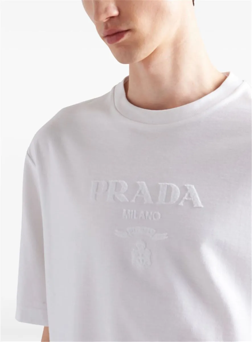 LOGO-APPLIQUÉ COTTON T-SHIRT