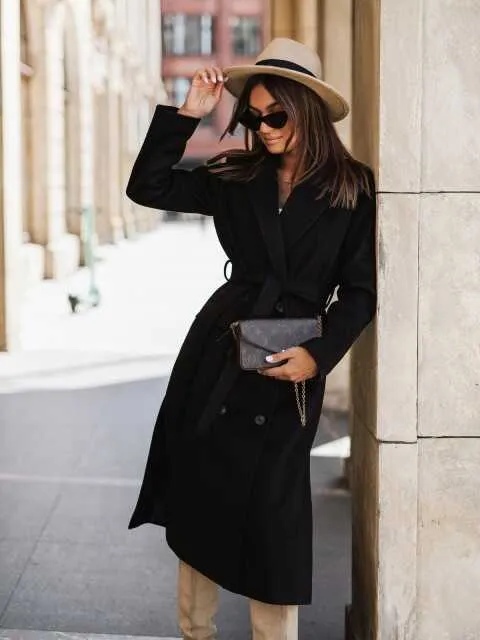 Long Sleeve Suit Strap Coat