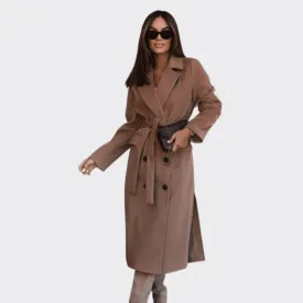 Long Sleeve Suit Strap Coat