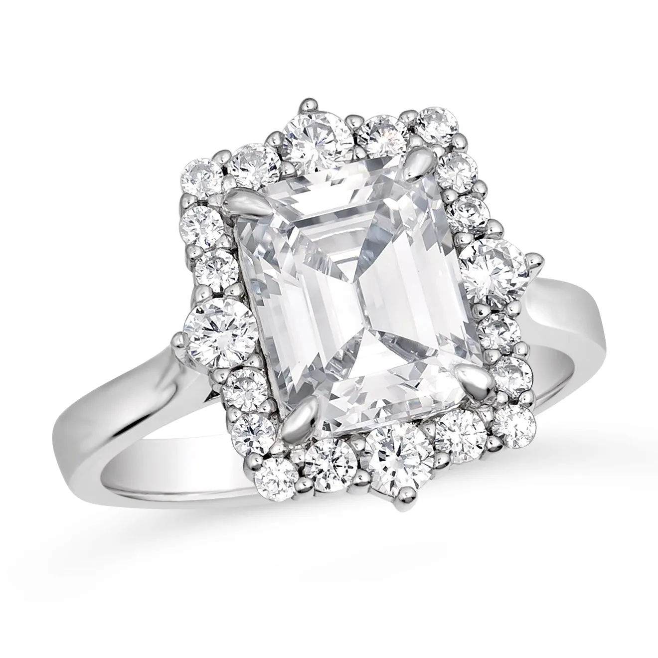 Oraia 3 Carat Emerald Cut Ring