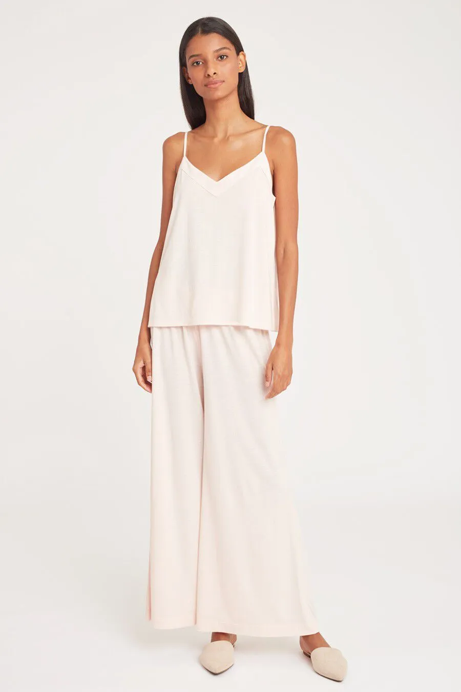 Pima Wide-Leg Pant