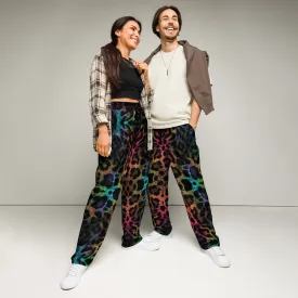 Rainbow Jaguar Wide-leg joggers