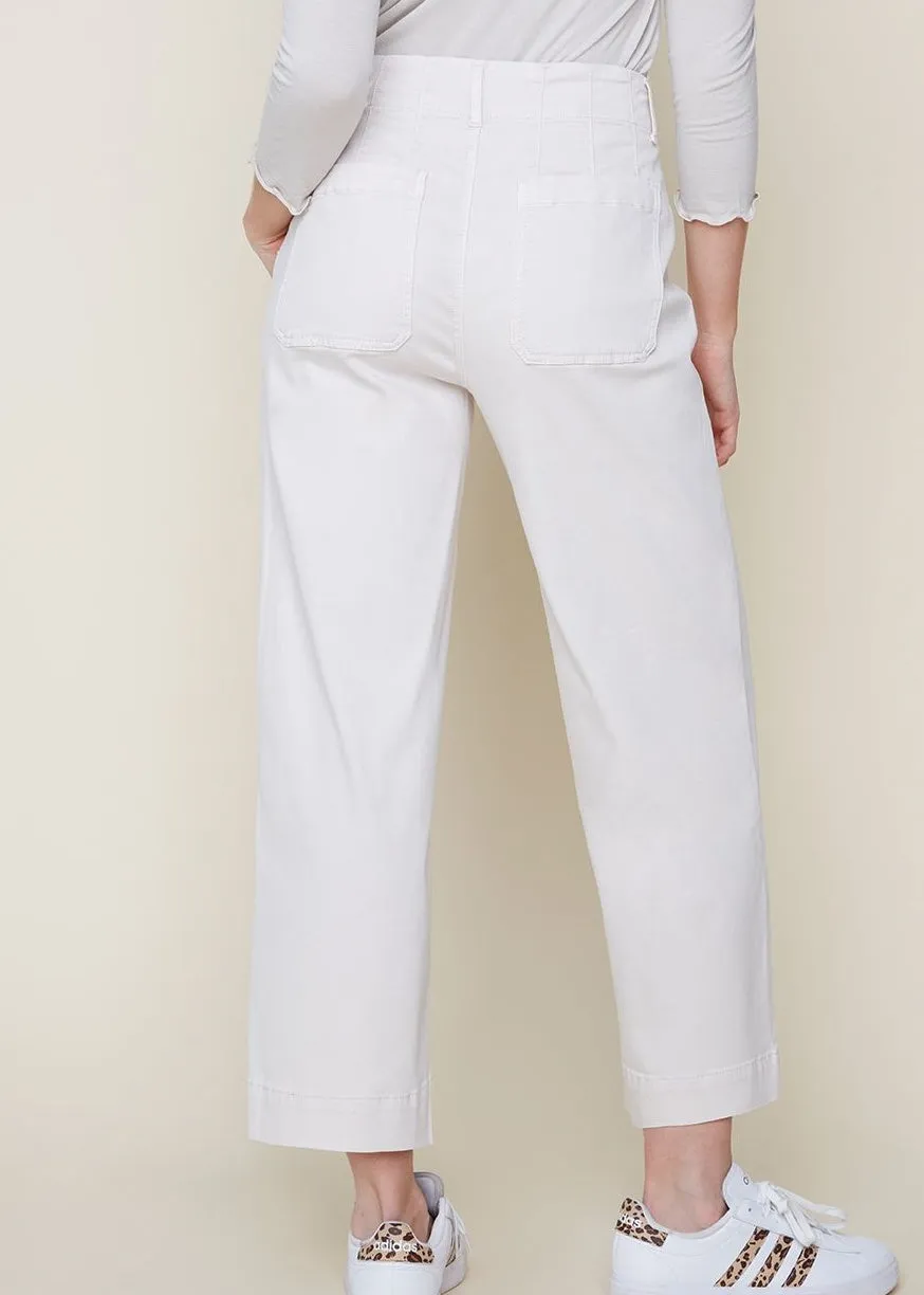 Renuar - Cropped Wide Leg Jean