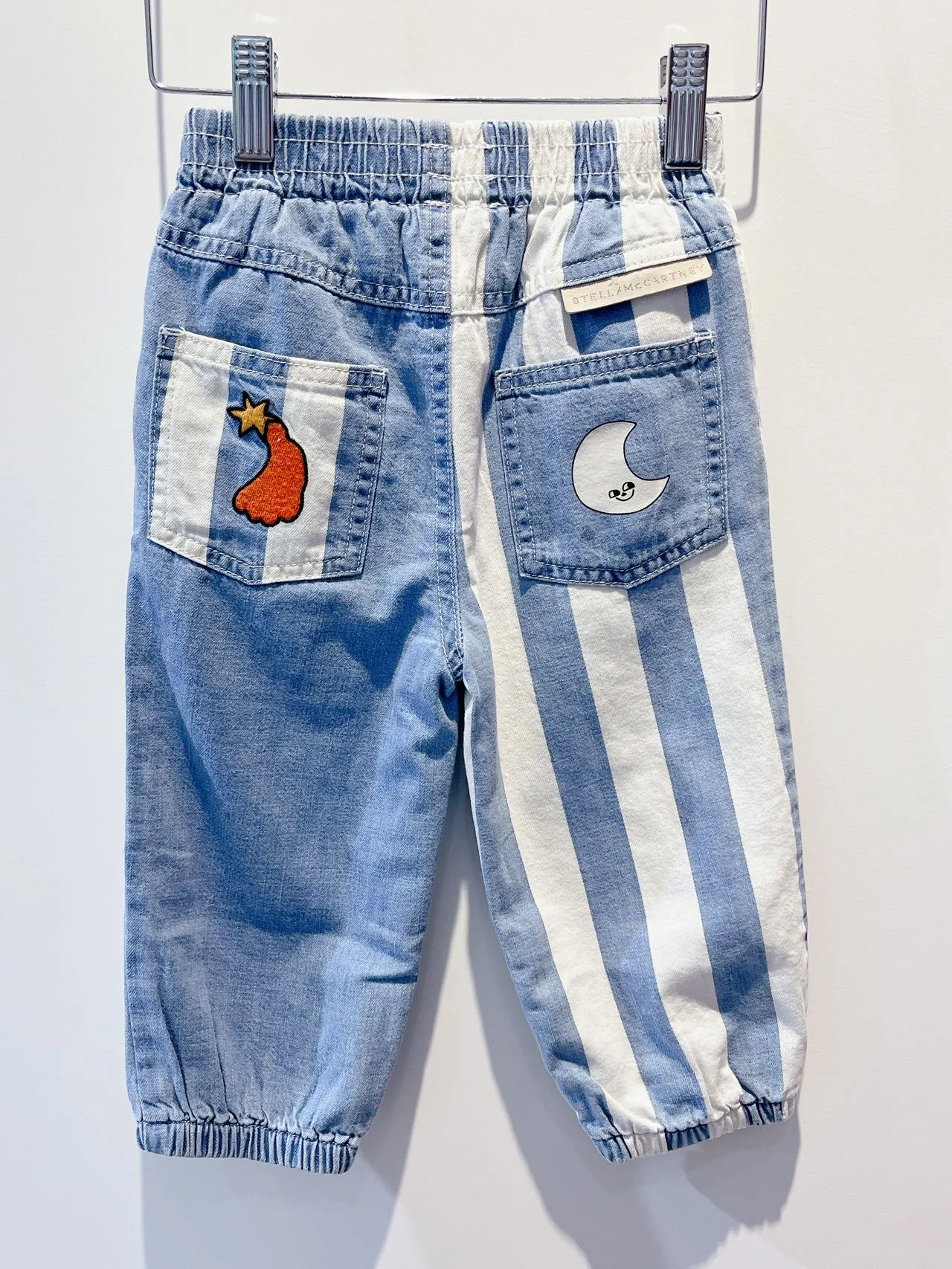 Stella McCartney Baby Boy Pantaloni Space Denim Pants