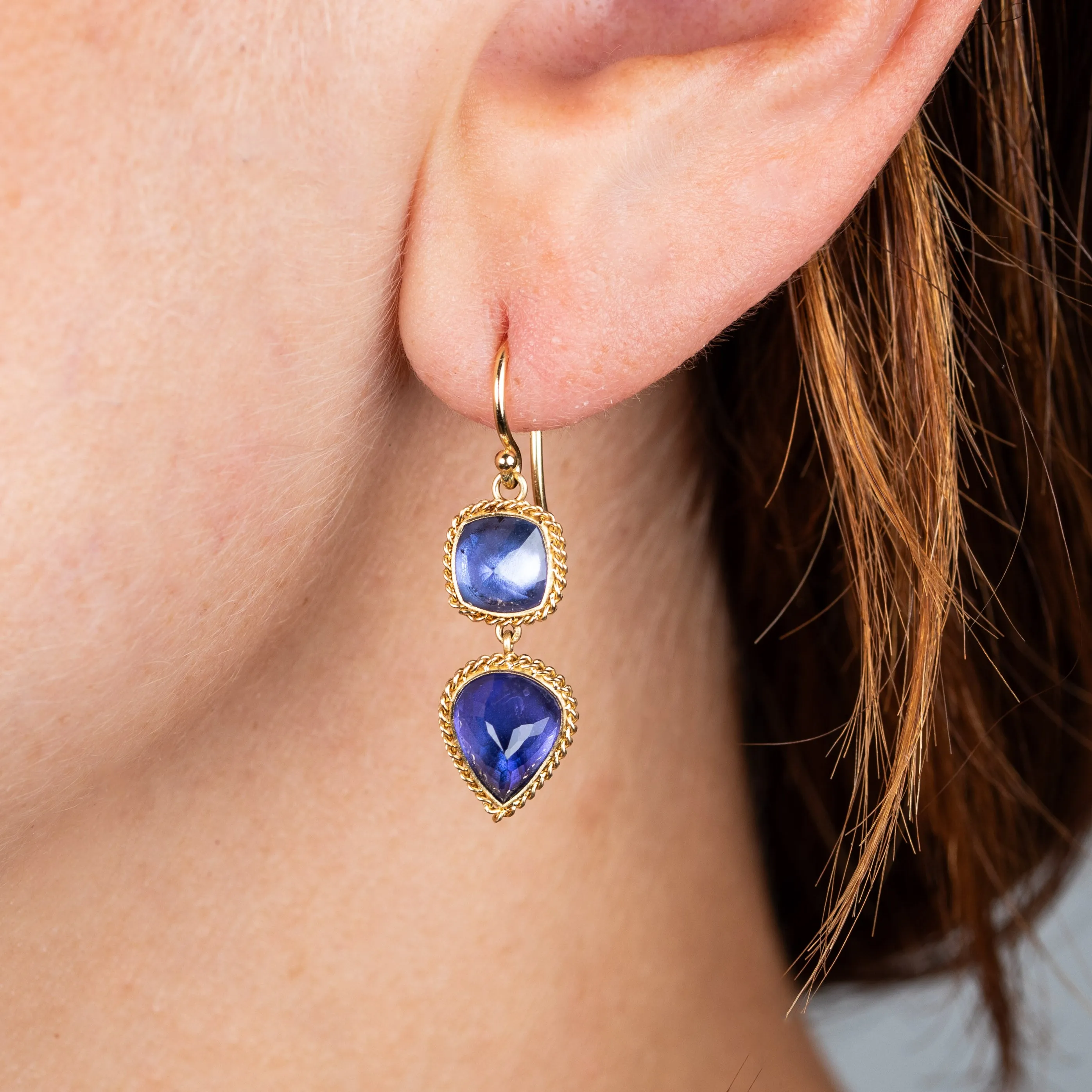 Tanzanite Drop Earrings