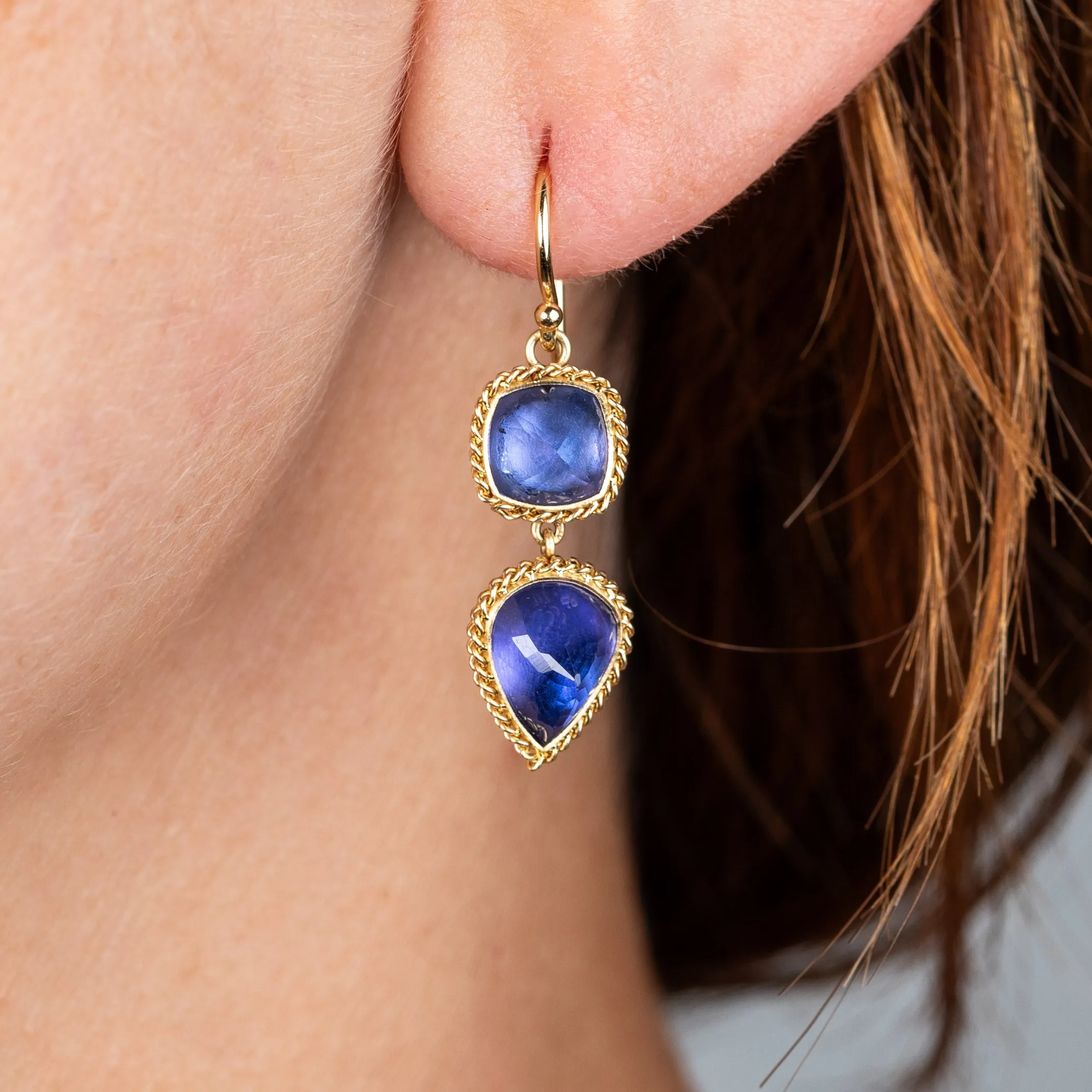 Tanzanite Drop Earrings