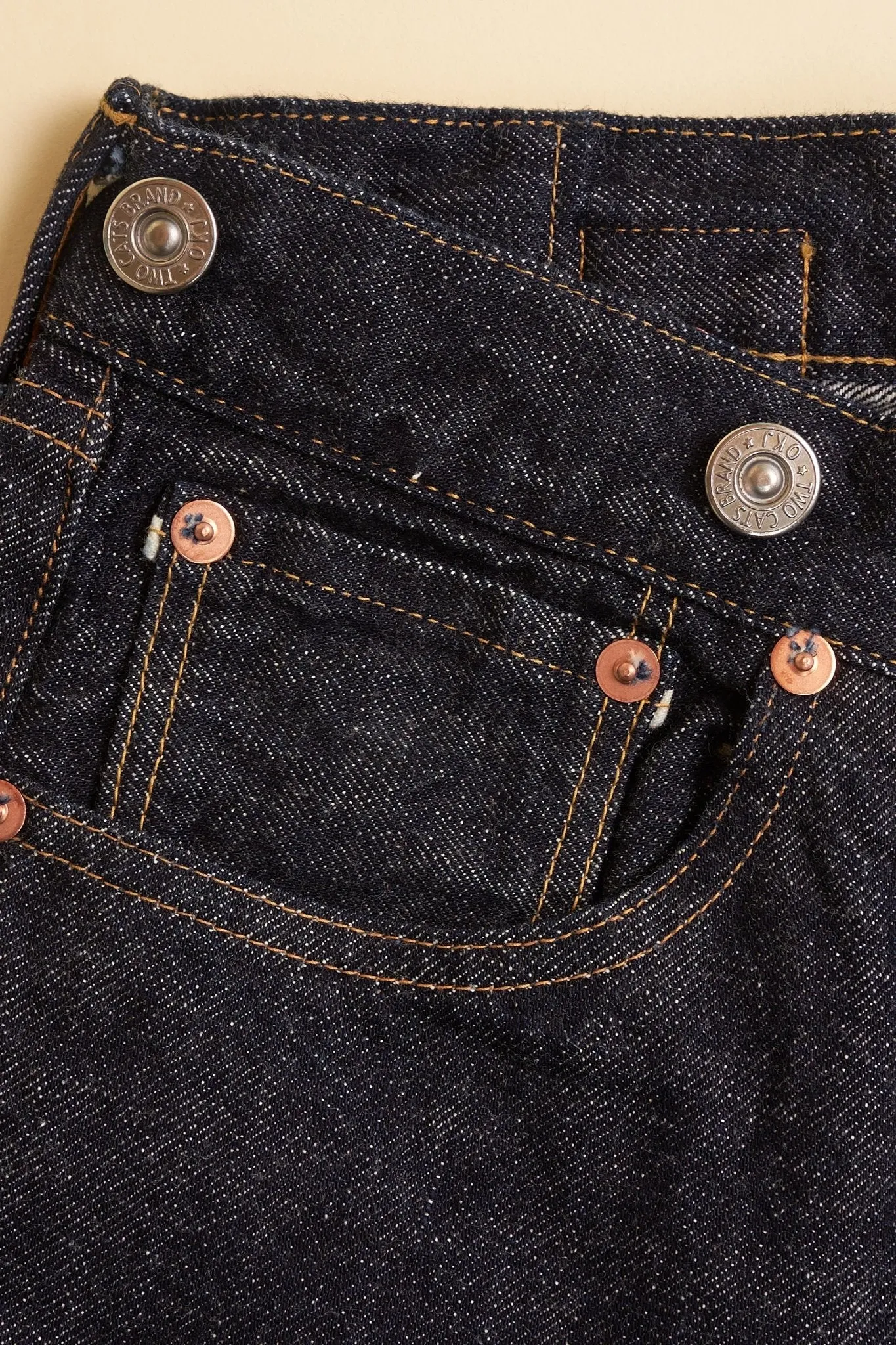 TCB Jeans 20's Straight Selvedge Denim - 12.5oz