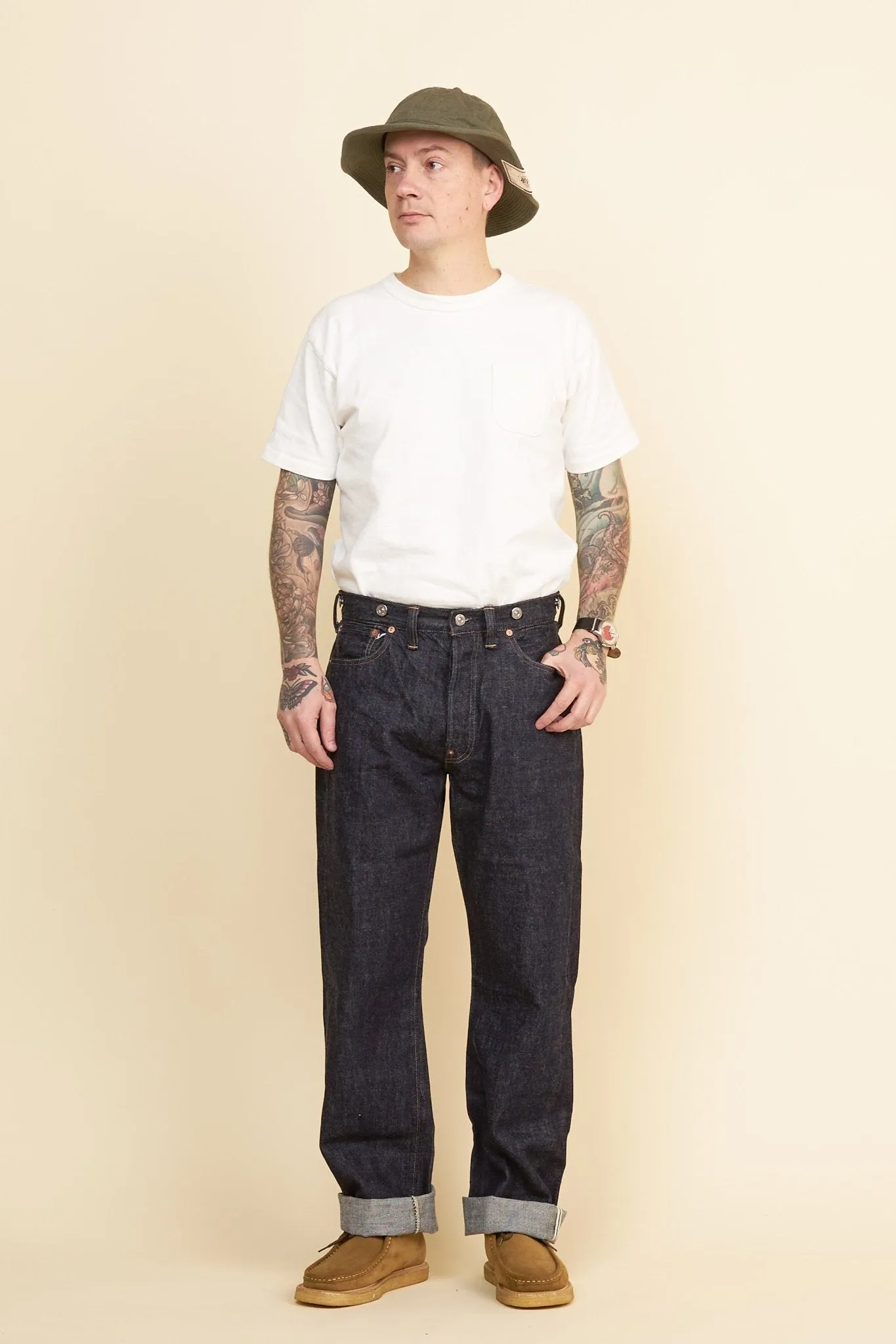 TCB Jeans 20's Straight Selvedge Denim - 12.5oz