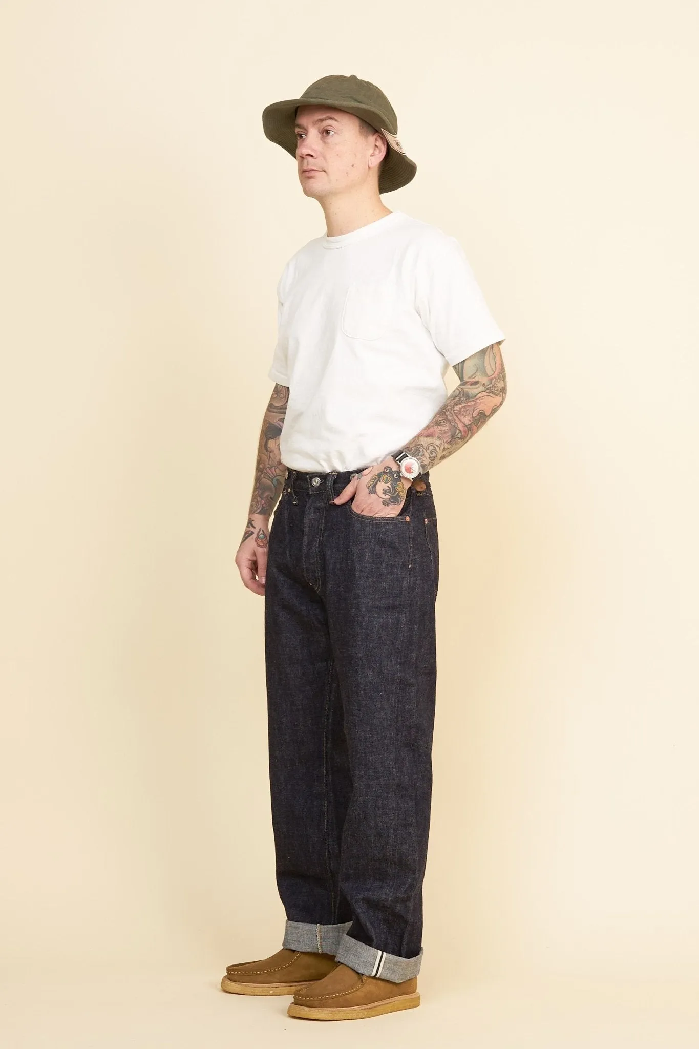 TCB Jeans 20's Straight Selvedge Denim - 12.5oz