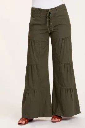 Terraced Wide Leg Pant