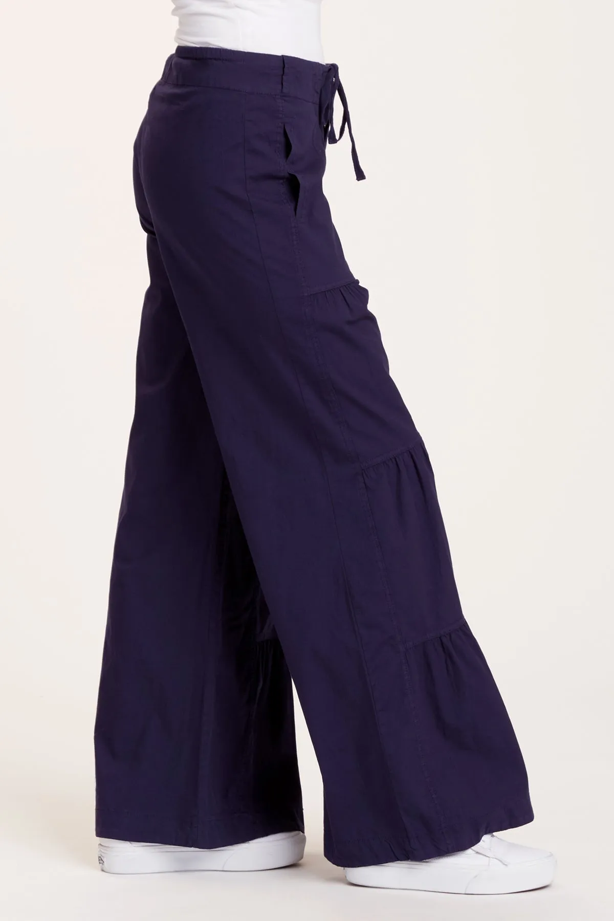 Terraced Wide Leg Pant