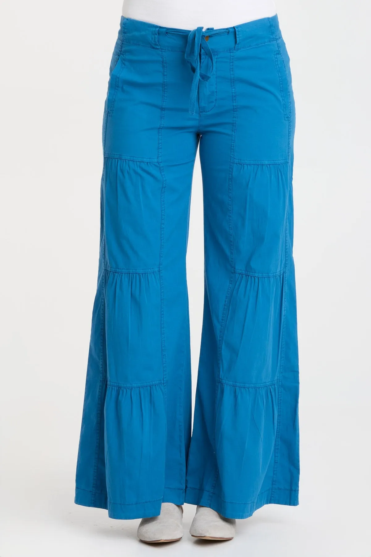 Terraced Wide Leg Pant