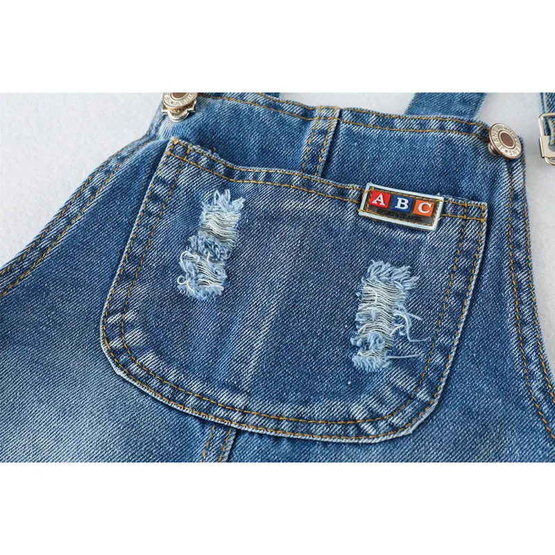 Toddler/Kid Girl Blue Jean Overall Dress