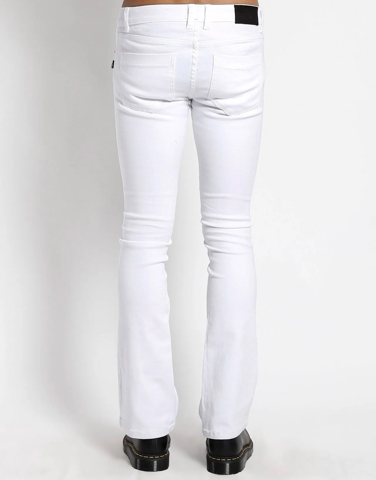 TRASH & VAUDEVILLE WHITE BOOTCUT JEAN