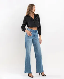 Vervet Righteously - High Rise Wide Leg Jeans