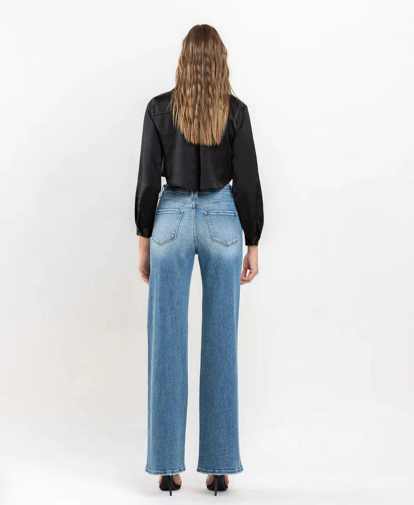 Vervet Righteously - High Rise Wide Leg Jeans